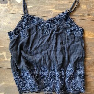 AMERICAN EAGLE Lace Tank Top
